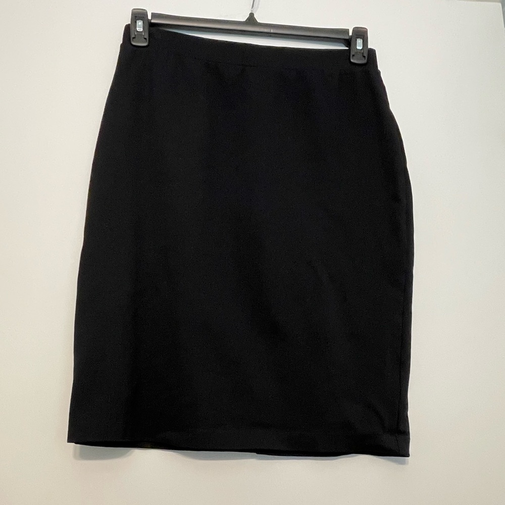 Liz Claiborne, black midi skirt